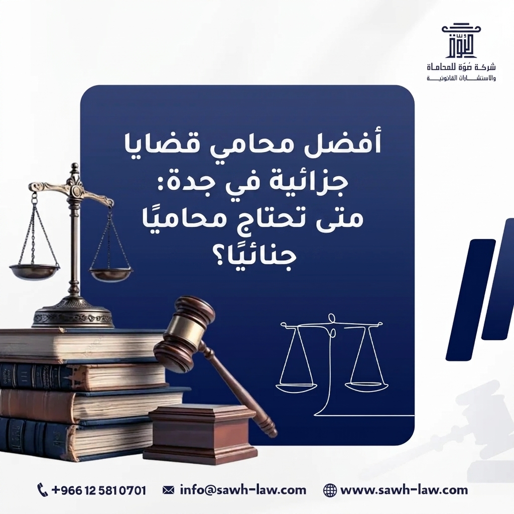 محامي قضايا جزائية في جدة