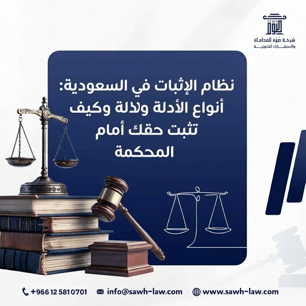 نظام الإثبات السعودي
